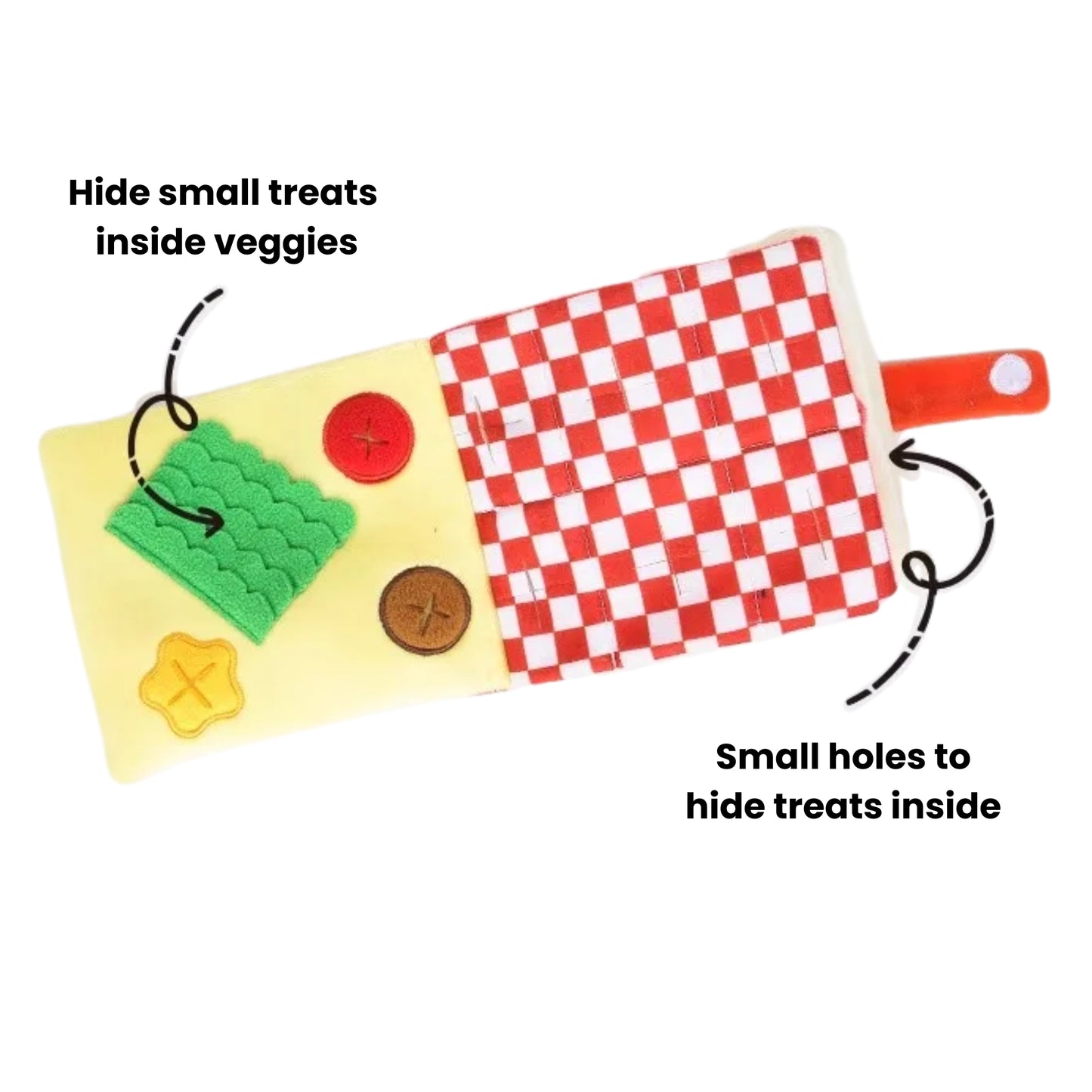 Lunch Basket Sniff Book Nosework Dog Toy