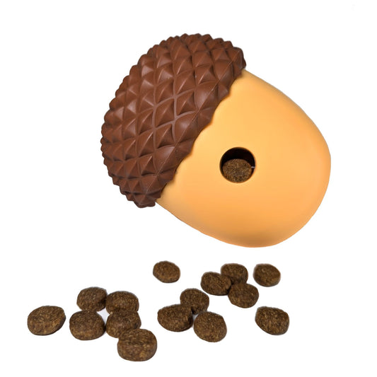 Acorn Slow Feeder & Treat Dispenser Toy