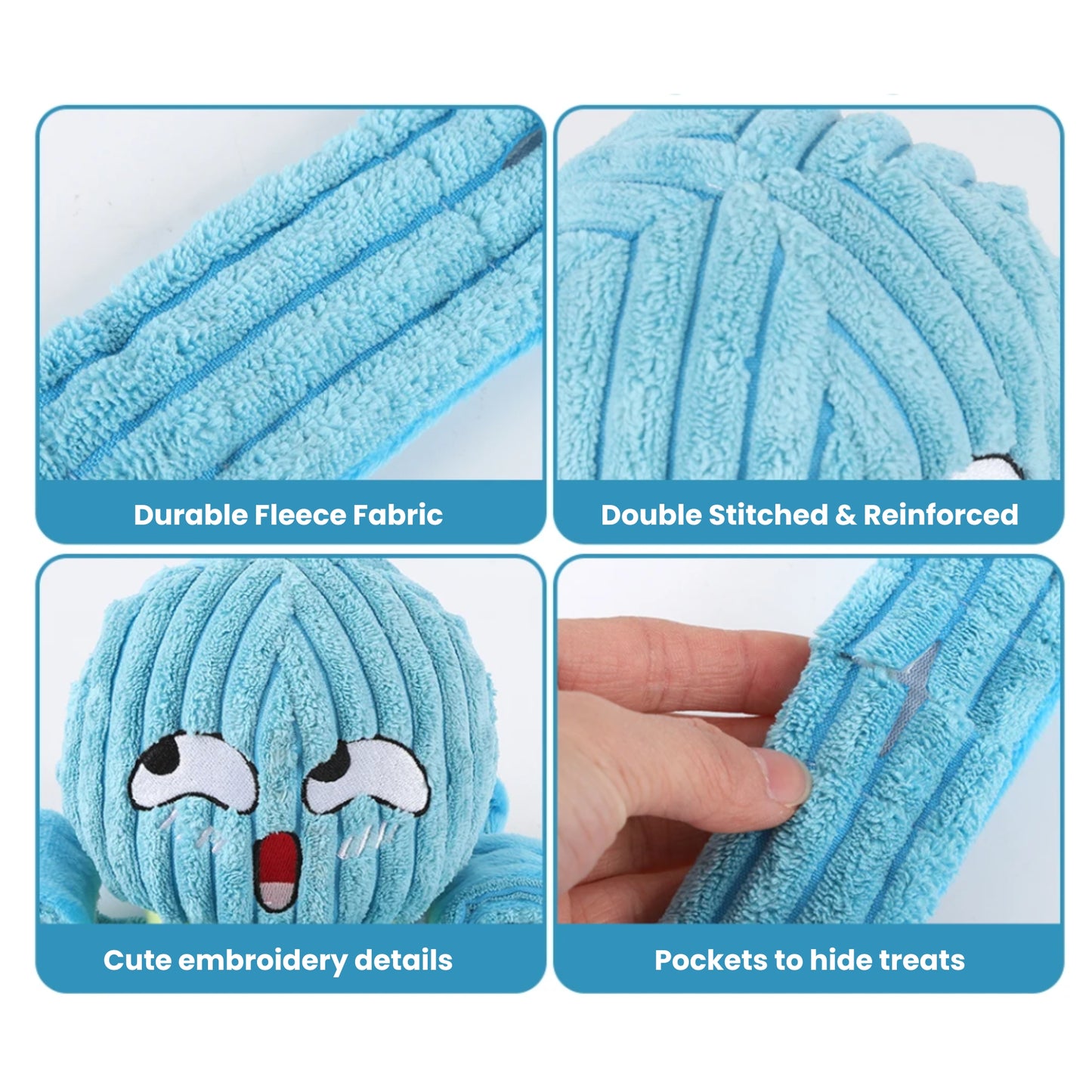Octopus Interactive Nosework Dog Toy