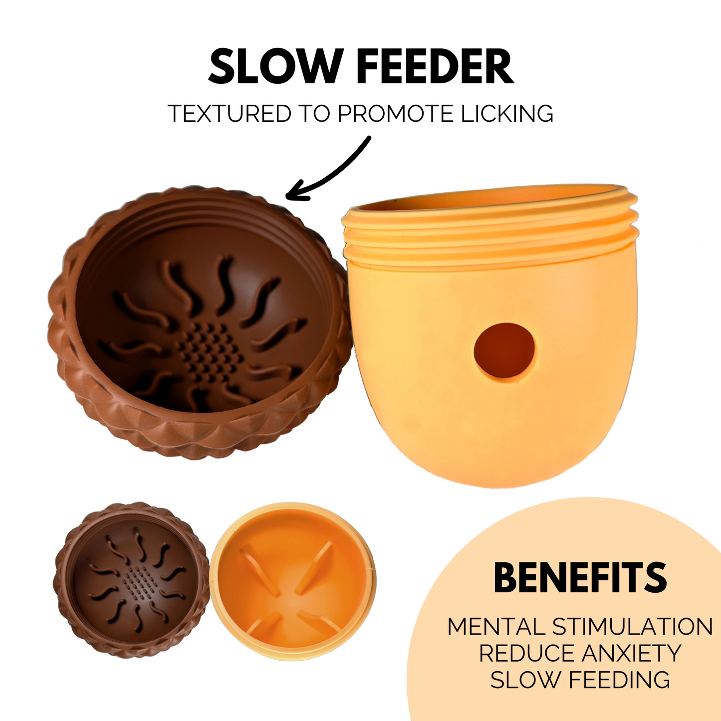 Acorn Slow Feeder & Treat Dispenser Toy