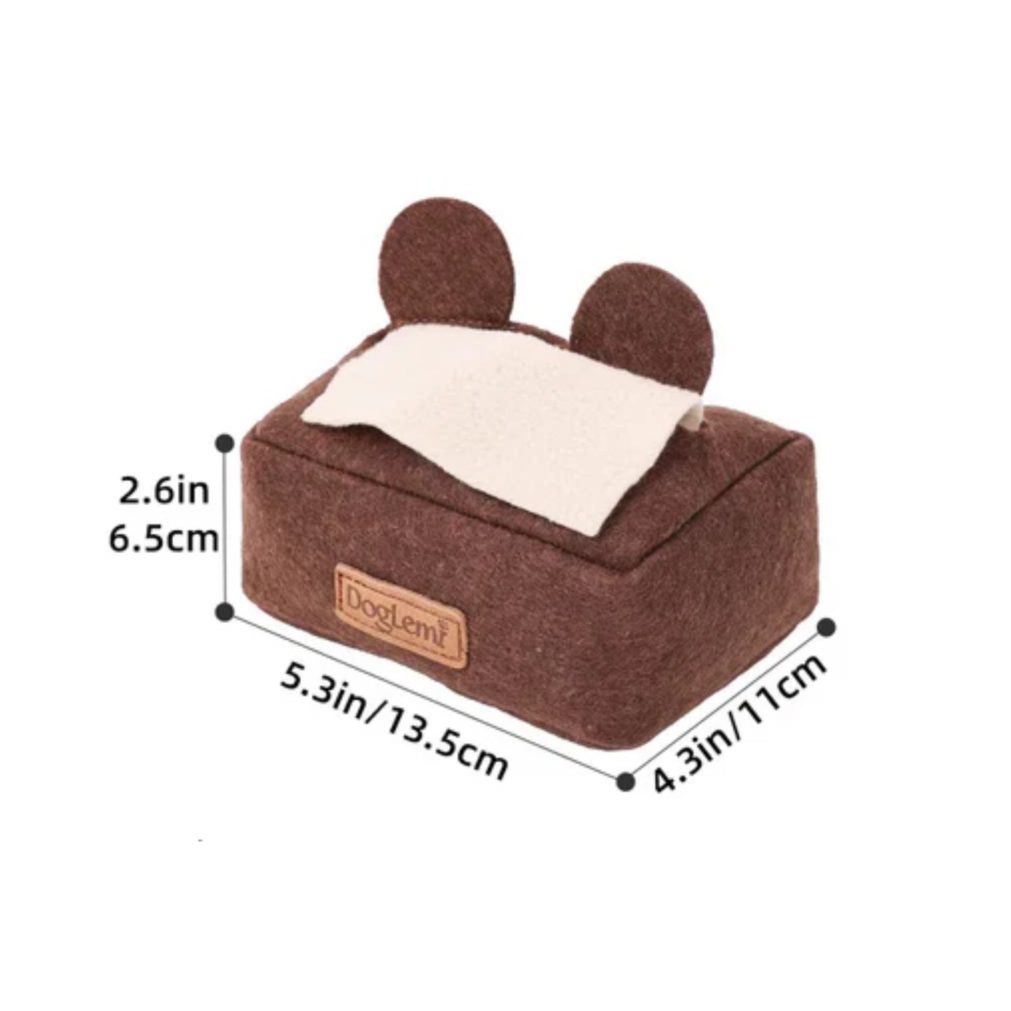 Tissue Box Nosework Dog Toy