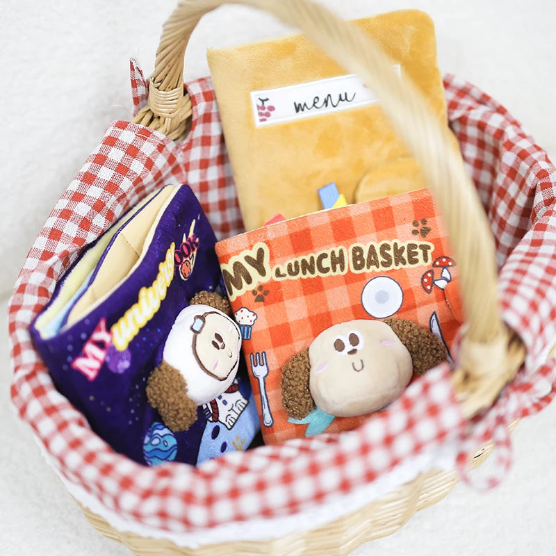Lunch Basket Sniff Book Nosework Dog Toy
