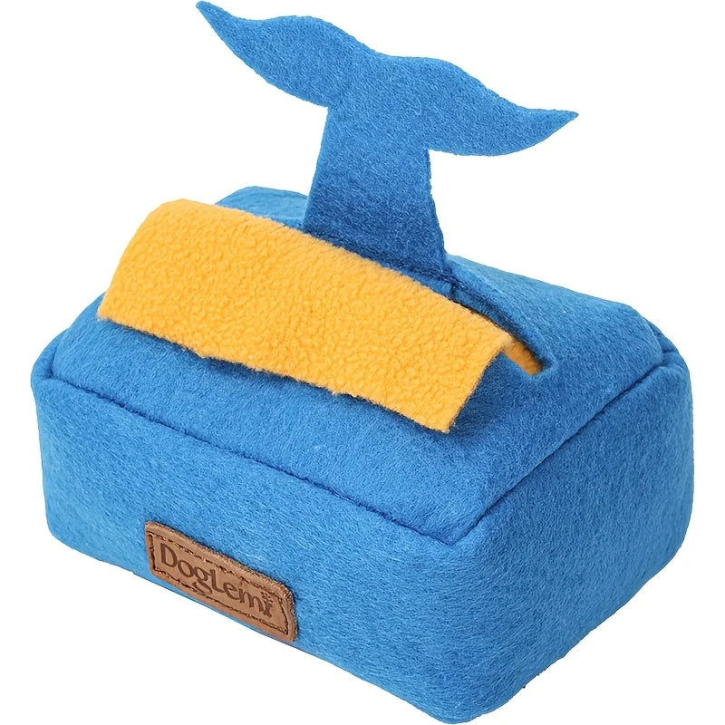 Tissue Box Nosework Dog Toy