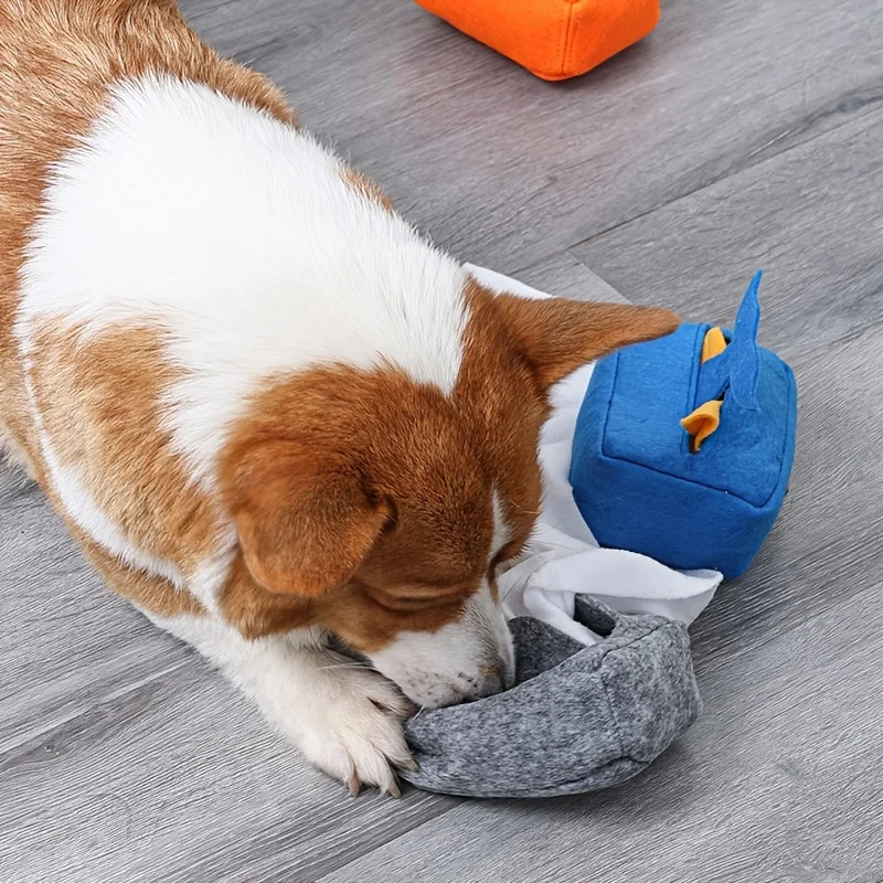 Tissue Box Nosework Dog Toy