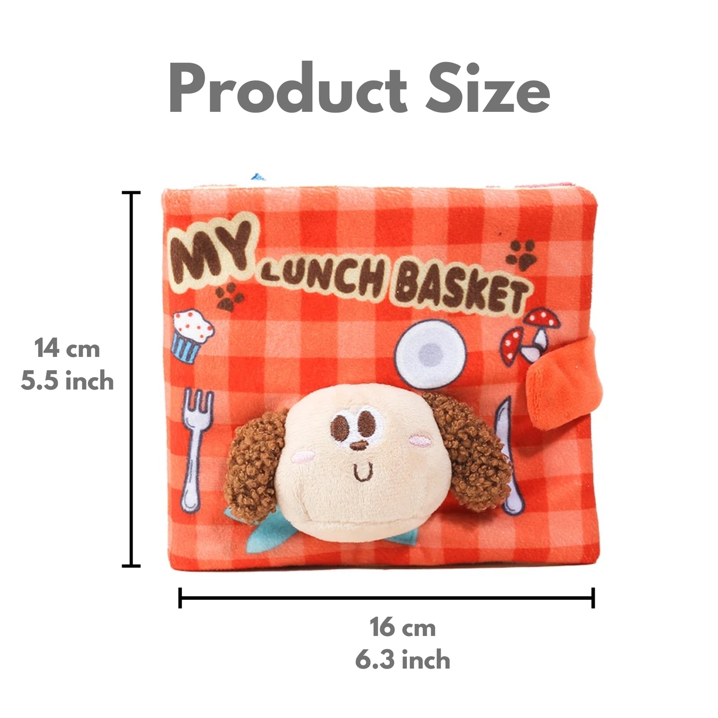 Lunch Basket Sniff Book Nosework Dog Toy