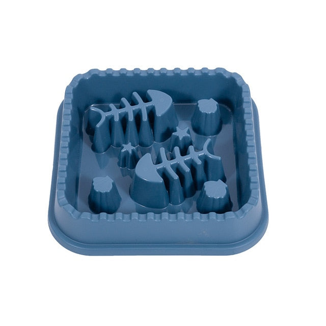 Fish Bone Slow Feeder Bowl