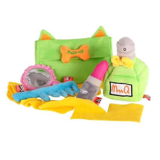 Makeup Bag Interactive Dog Toy Set