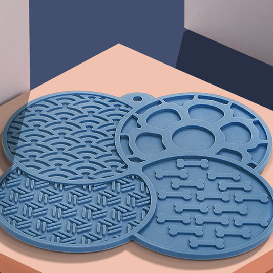 4-Section Suction Silicone Lick Mat