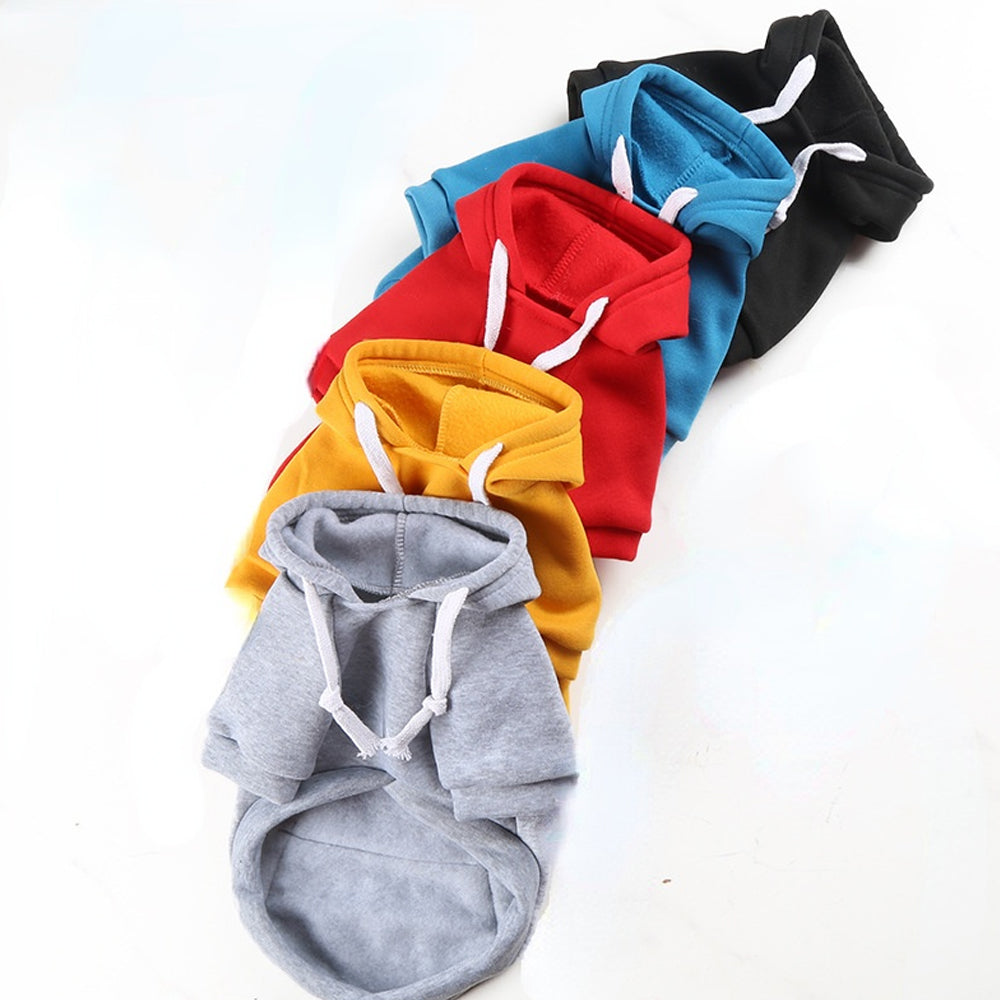 Solid Color Hoodie for Pets