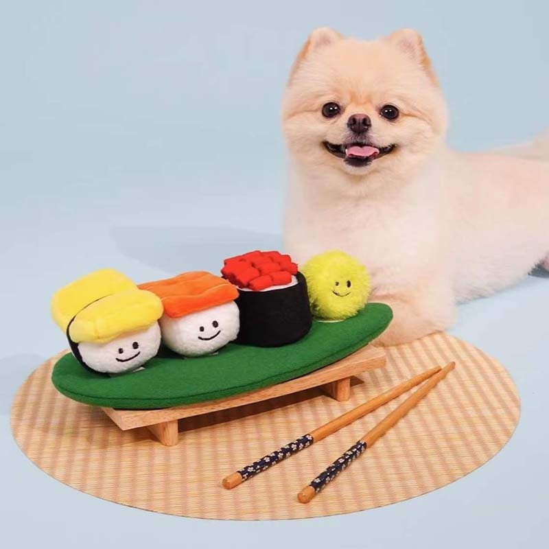 Sushi Interactive Dog Toy Set