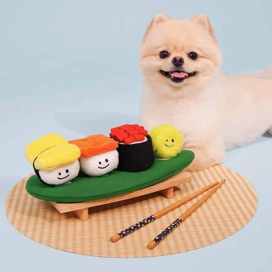 Sushi Interactive Dog Toy Set
