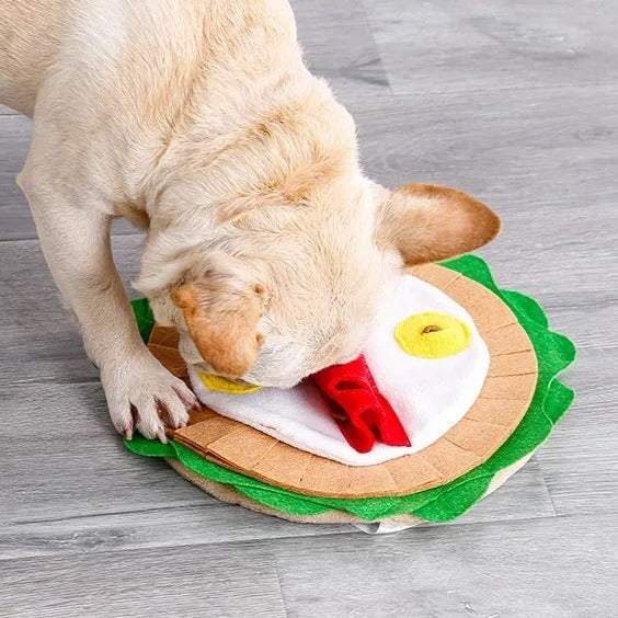 Breakfast Wrap Interactive Nosework Dog Toy
