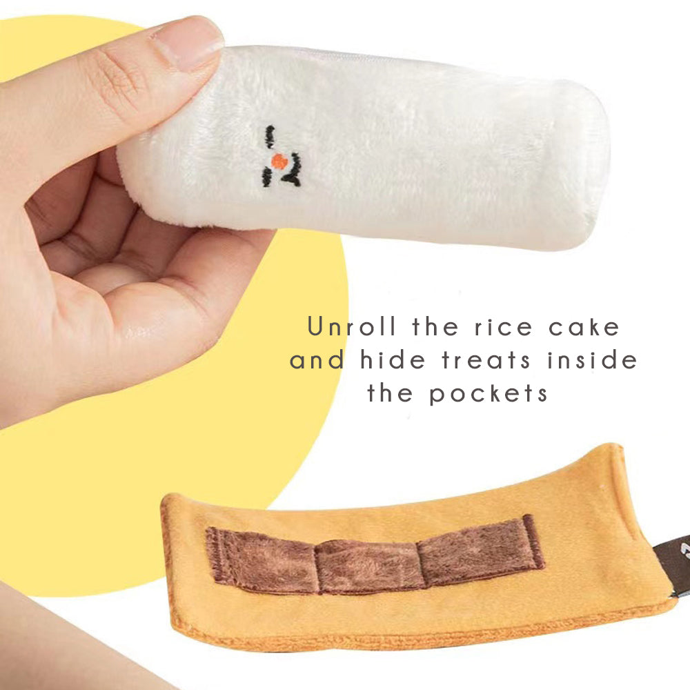 Fish Rice Cake Interactive Nosework Dog Toy