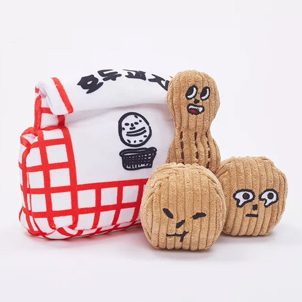 Walnut Peanut Bag Interactive Dog Toy