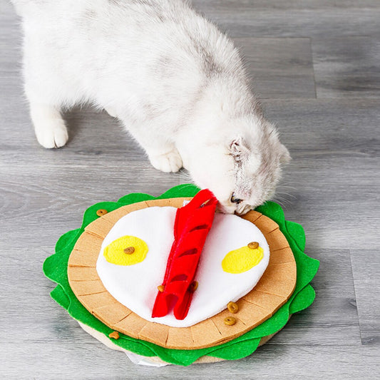 Breakfast Wrap Interactive Nosework Dog Toy