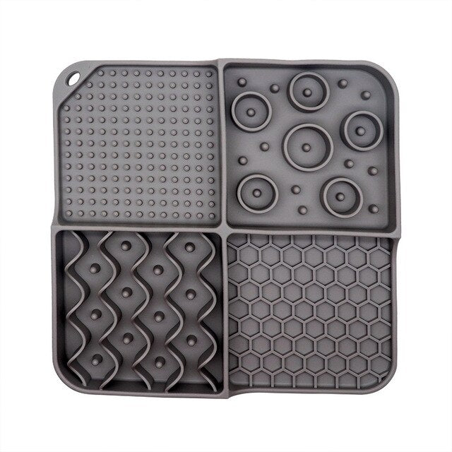 2-In-1 Slow Feeder Silicone Lick Mat