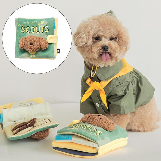 Scouts Sniff Book Nosework Dog Toy