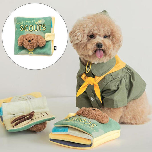 Scouts Sniff Book Nosework Dog Toy