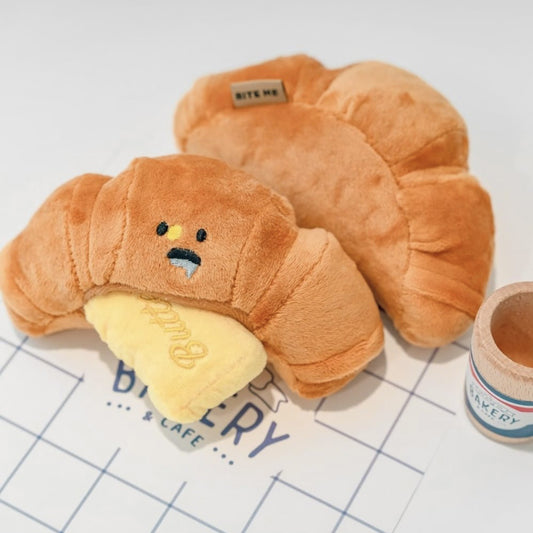 Croissant Butter Interactive Nosework Dog Toy