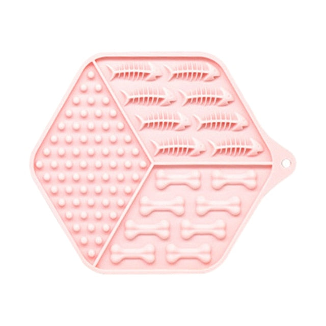 Hexagon Silicone Lick Mat