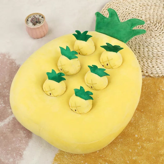 Pineapple Interactive Nosework Dog Toy