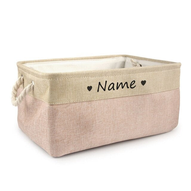 Personalized Dog Toy Basket