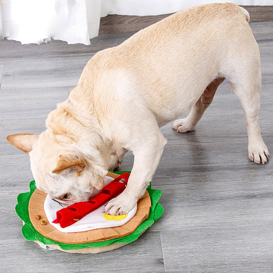 Breakfast Wrap Interactive Nosework Dog Toy