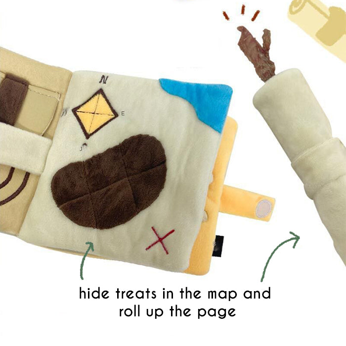 Scouts Sniff Book Nosework Dog Toy