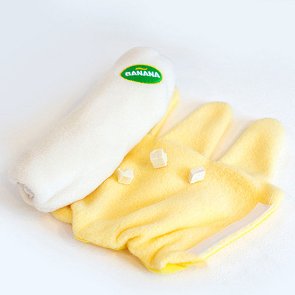 Banana Interactive Nosework Dog Toy