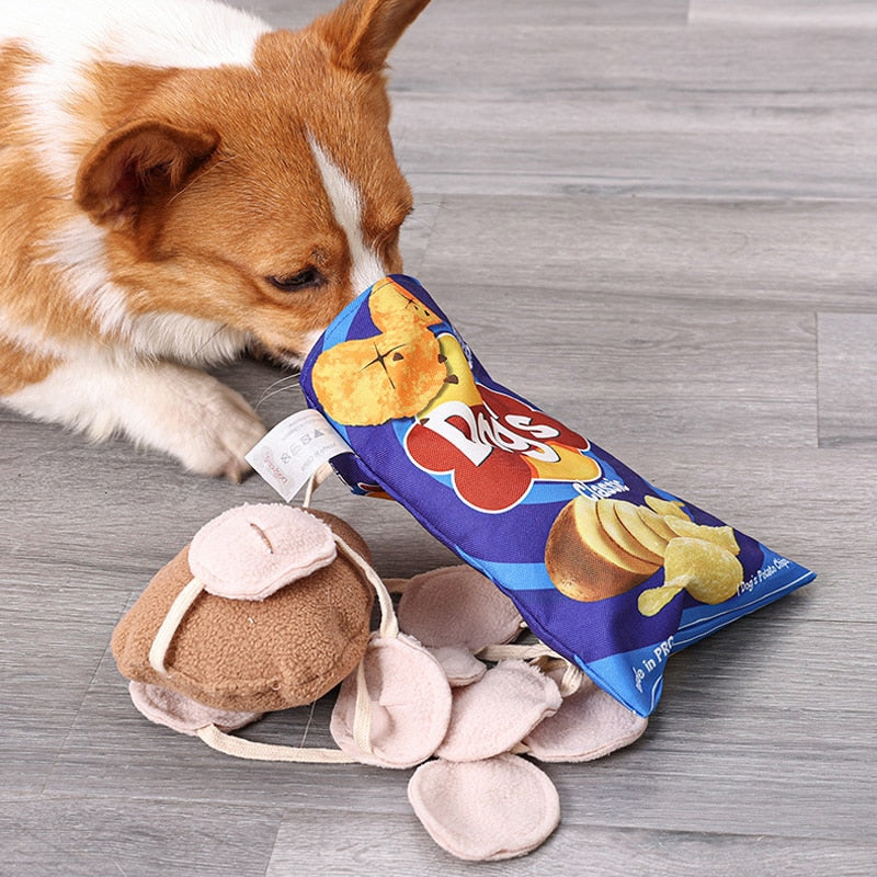 Potato Chips Interactive Nosework Toy