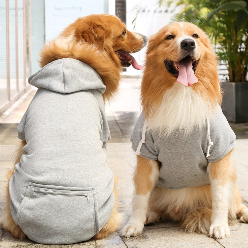 Solid Color Hoodie for Pets