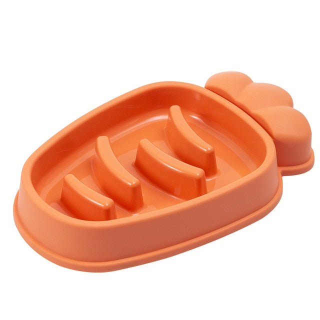Large Carrot Slow Feeder Bowl