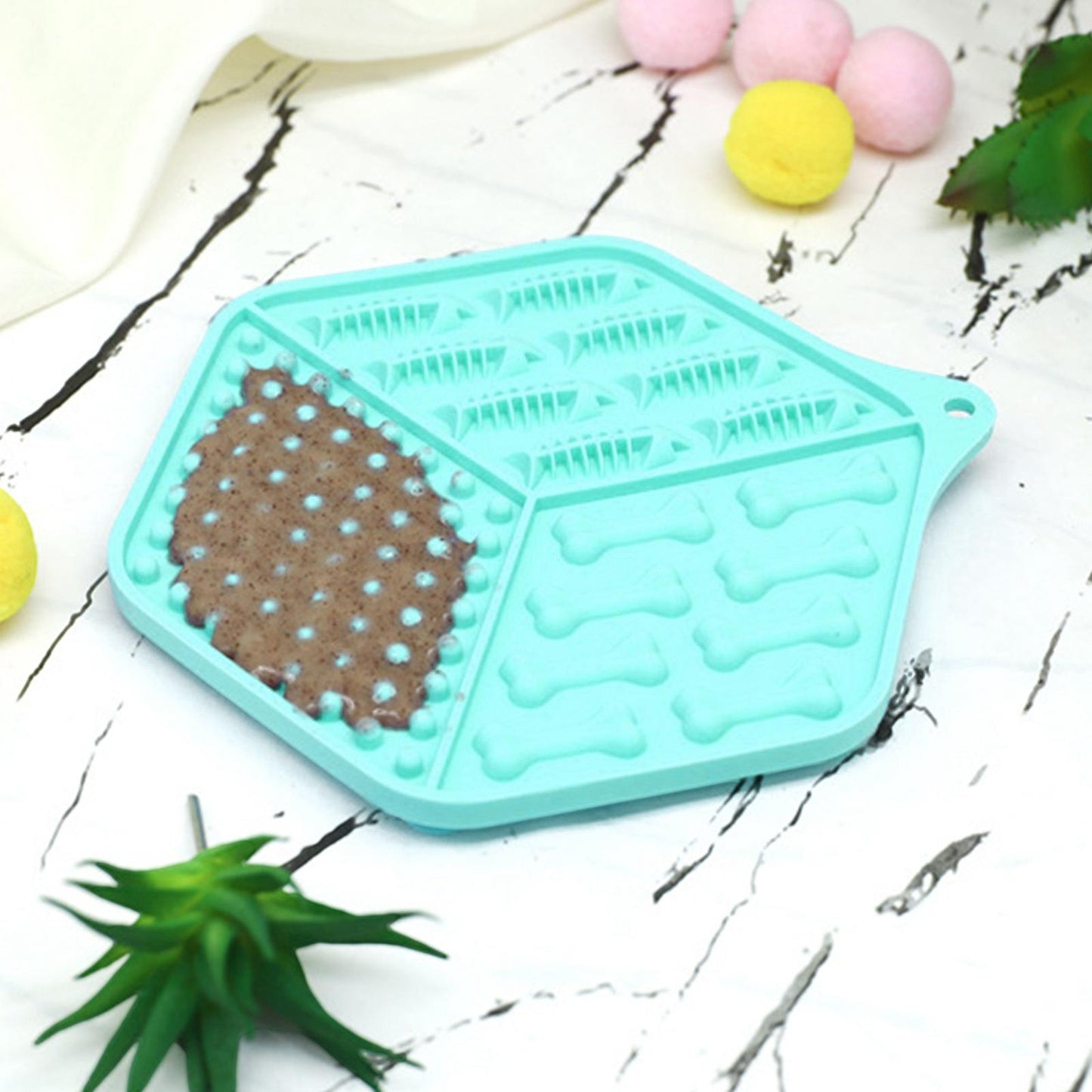 Hexagon Silicone Lick Mat