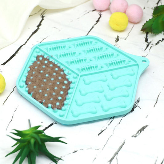 Hexagon Silicone Lick Mat