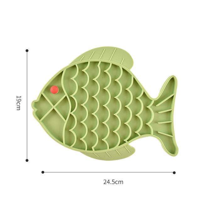 Fish Silicone Lick Mat