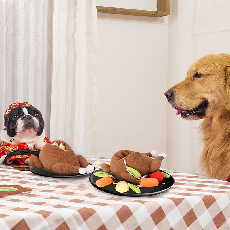 Turkey Interactive Nosework Dog Toy