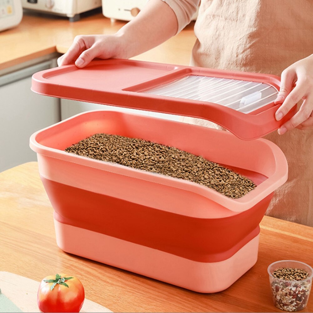 13LB Collapsible Dog Food Storage Container