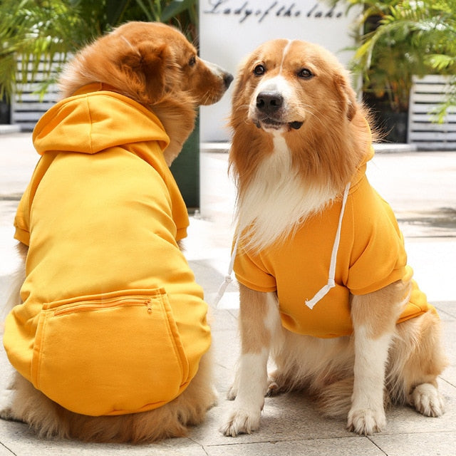 Solid Color Hoodie for Pets