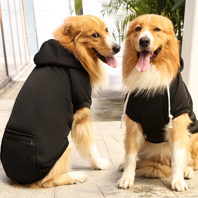 Solid Color Hoodie for Pets