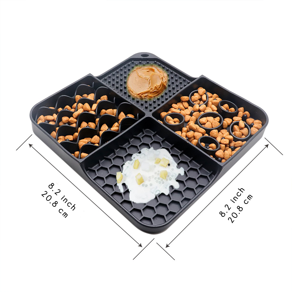 2-In-1 Slow Feeder Silicone Lick Mat