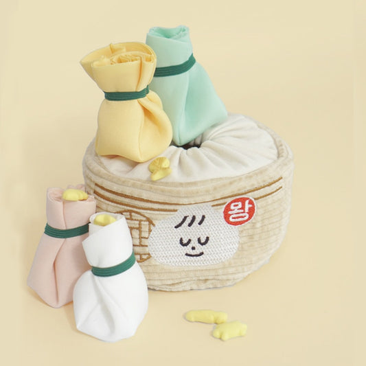 Steamed Dumpling Interactive Nosework Dog Toy