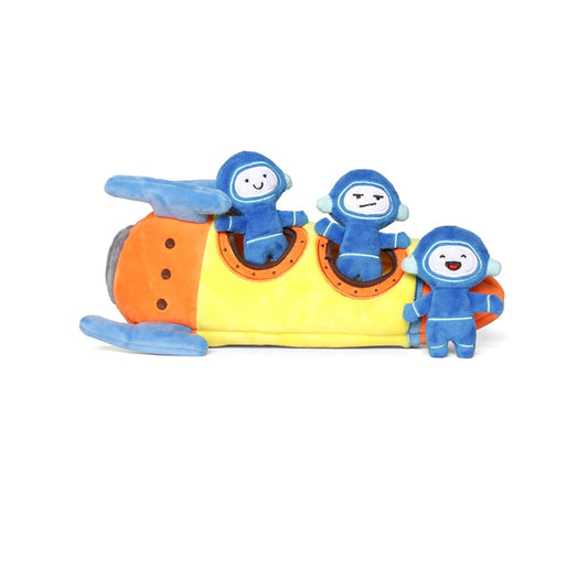 Rocket Spaceship Interactive Dog Toy