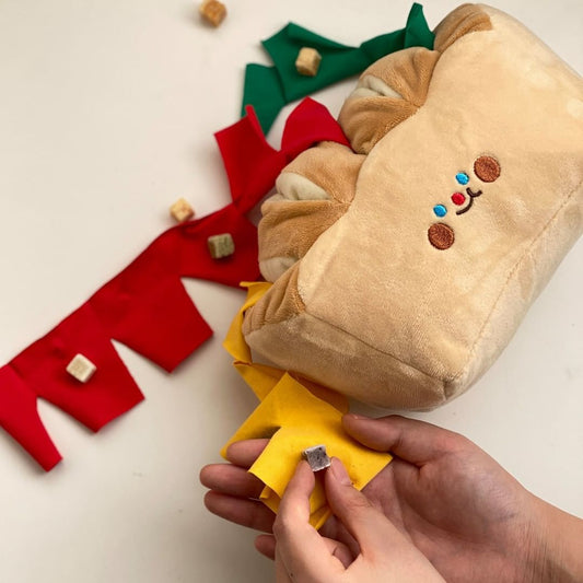 Bread Loaf Nosework Dog Toy
