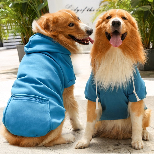 Solid Color Hoodie for Pets