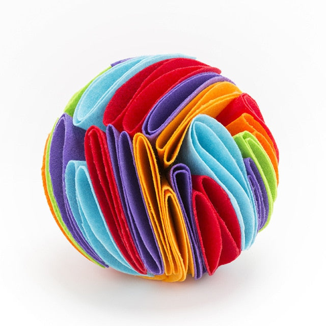 Felt Snuffle Ball Nosework Dog Toy