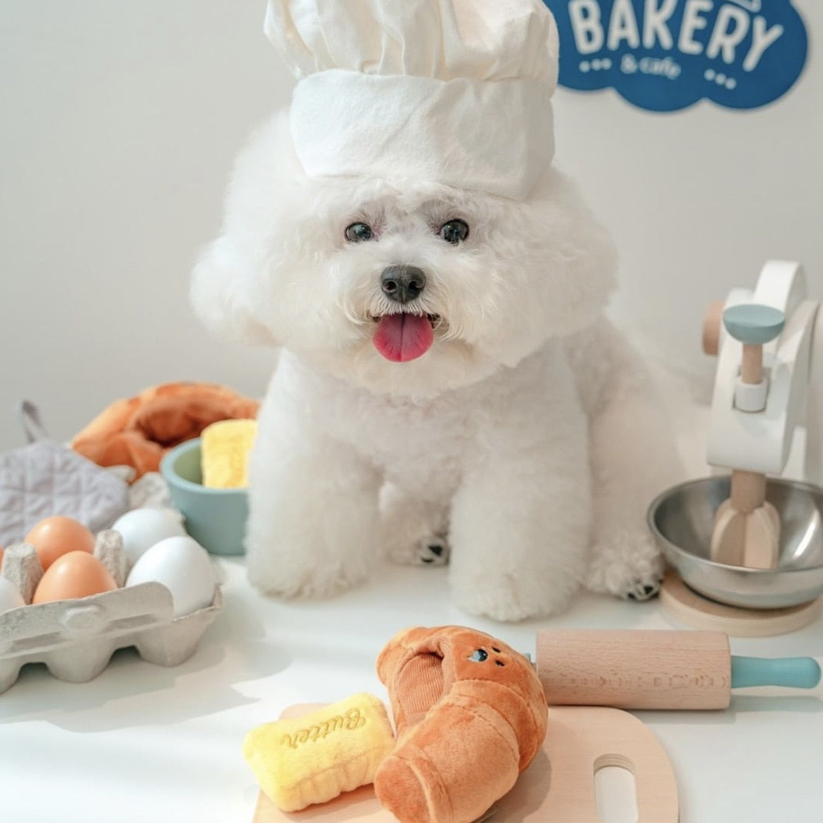 Croissant Butter Interactive Nosework Dog Toy
