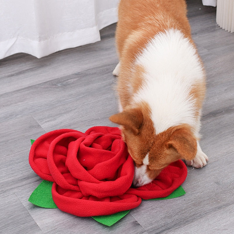 Rose Snuffle Mat Nosework Dog Toy