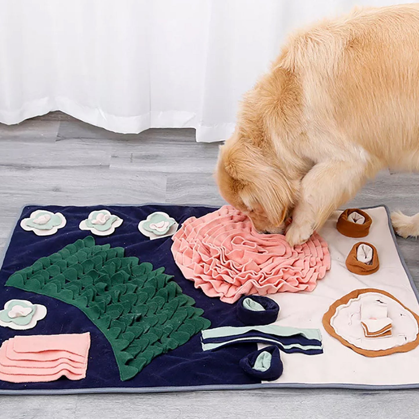 Large Flower Nosework Snuffle Mat