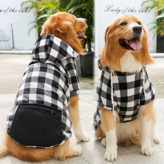 Plaid Hoodies for Pets