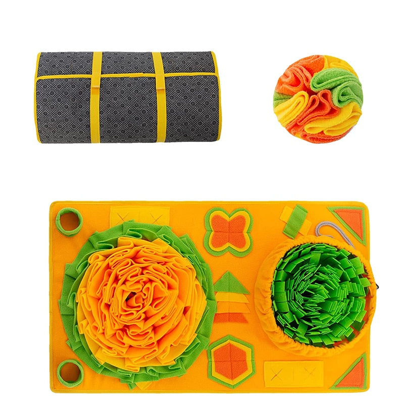 Advanced Orange Nosework Snuffle Mat